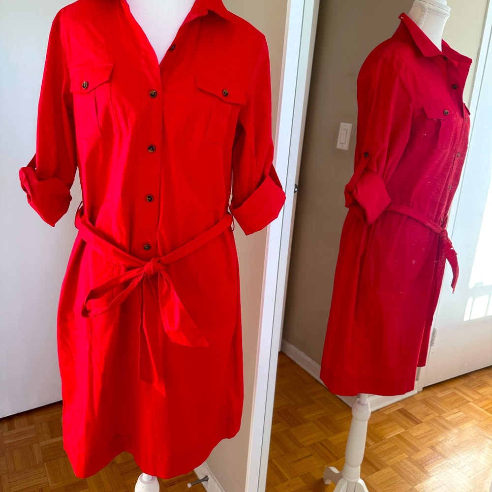 Mini red Banana Republic dress